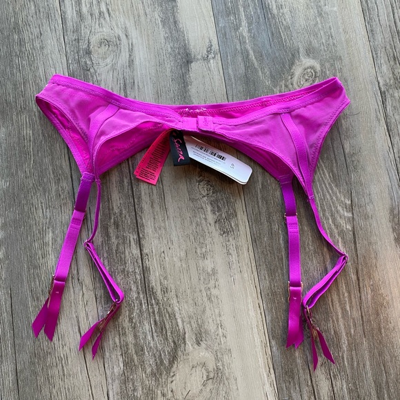 La SENZA Intimates & Sleepwear Fuschia Garter Belt Poshmark